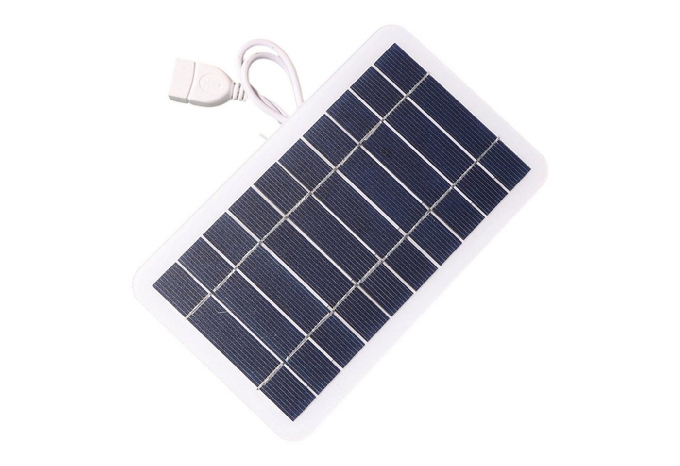 Refttenw Tragbar Solarpanel Klein Leicht Solarmodul 2W 5V Solarladegerät (für Wandern, Camping, Outdoor) von Refttenw