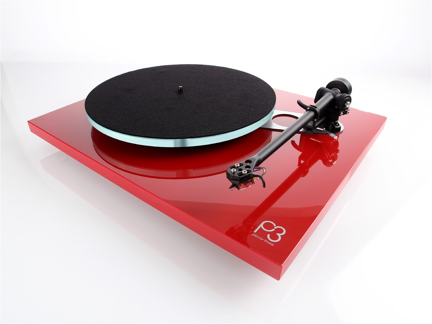 Planar 3 (ohne System) Plattenspieler rot von Rega
