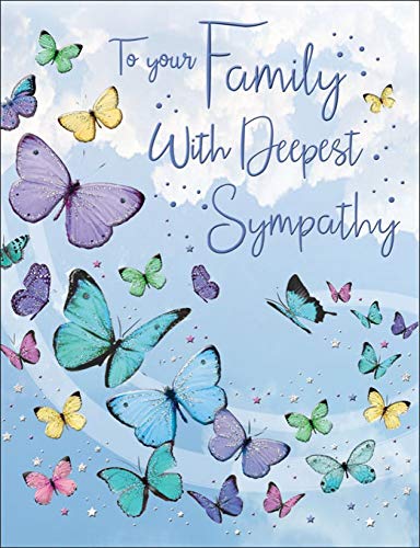 Anlasskarte „Sympathy Family“ – 20,3 x 15,2 cm – Regal Publishing von Regal Publishing