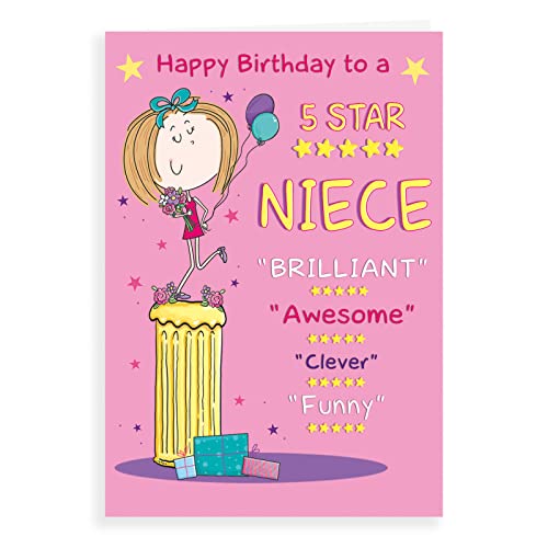 Humor-Geburtstagskarte, Nichte, 22,9 x 15,2 cm, Regal Publishing von Regal Publishing
