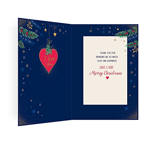 Klassische Weihnachtskarte "One I Love", 25,4 x 17,8 cm, Regal Publishing, Einzelverpackung von Regal Publishing