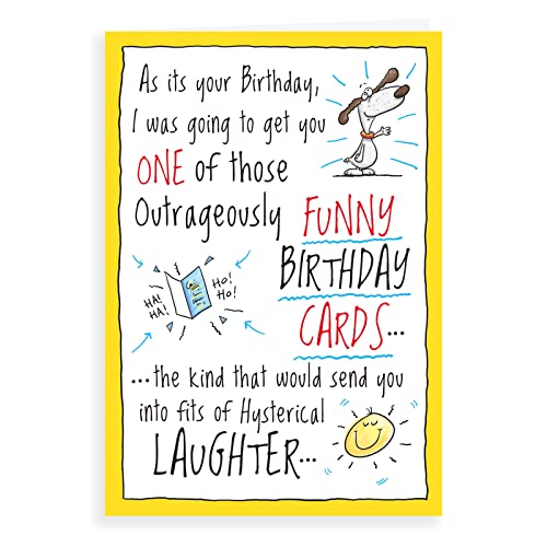 Lustige Geburtstagskarte, lustig, 17,8 x 12,7 cm von Regal Publishing