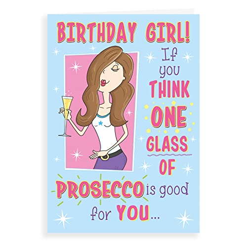 Lustige Geburtstagskarte aus Glas, 17,8 x 12,7 cm von Regal Publishing