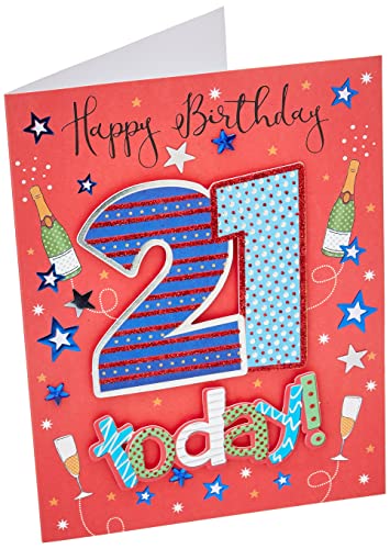 Milestone Age Geburtstagskarte Alter 21 Monate – 20,3 x 15,2 cm – Regal Publishing von Regal Publishing