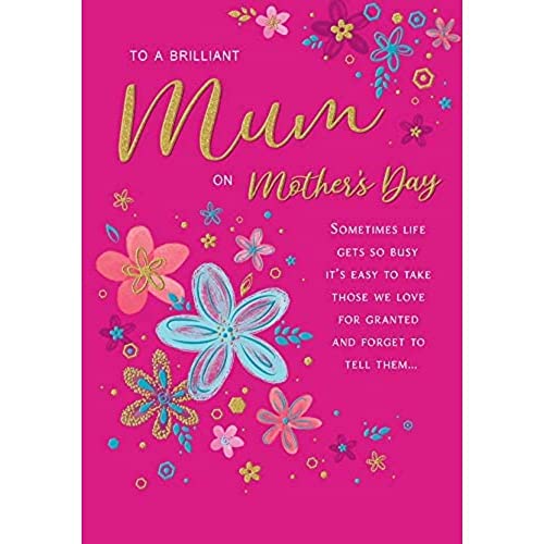 Moderne Muttertagskarte für die Mutter, 22,9 x 15,2 cm – Regal Publishing von Regal Publishing