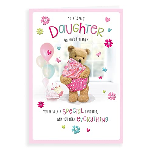 Niedliche Geburtstagskarte "Daughter", 22,9 x 15,2 cm von Regal Publishing