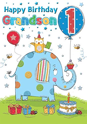 Regal Publishing C80114 Geburtstagskarte zum 1. Geburtstag, 22,9 x 15,2 cm von Regal Publishing