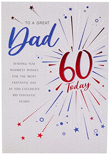 Regal Publishing Geburtstagskarte zum 60. Vater, 22,9 x 15,2 cm von Regal Publishing