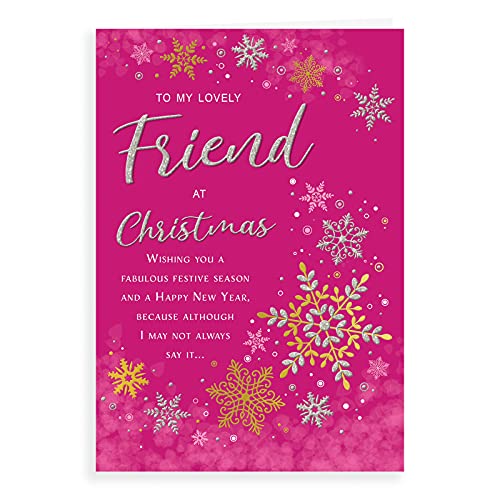 Regal Publishing Klassische Weihnachtskarte für Freunde, 22,9 x 15,2 cm von Regal Publishing
