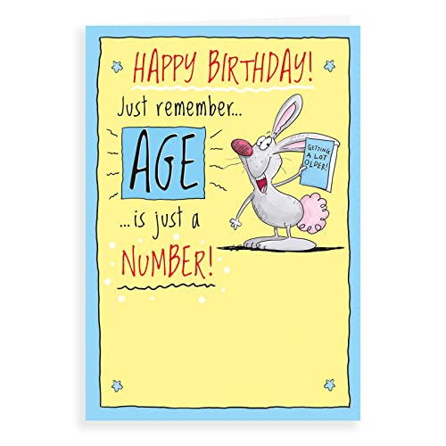 Regal Publishing Lustige Geburtstagskarte Age is a number, 17,8 x 12,7 cm von Regal Publishing