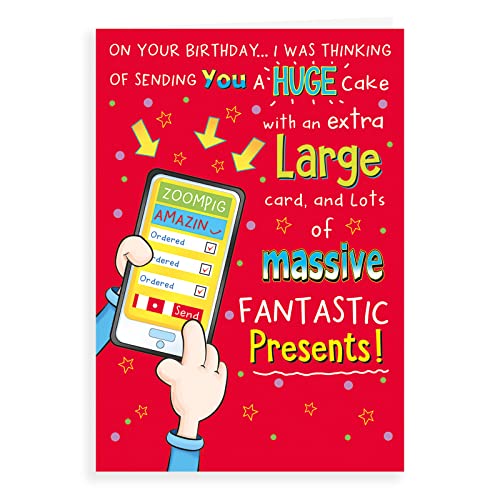 Regal Publishing Lustige Geburtstagskarte zum Bestellen am Telefon, 17,8 x 12,7 cm von Regal Publishing