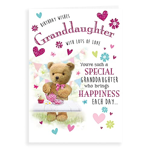 Regal Publishing Niedliche Geburtstagskarte für Enkelin, 22,9 x 15,2 cm von Regal Publishing