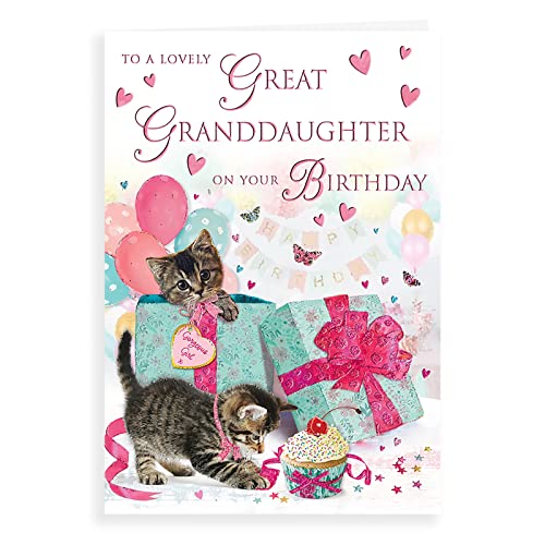 Regal Publishing Traditionelle Geburtstagskarte Great Granddaughter, 22,9 x 15,2 cm von Regal Publishing