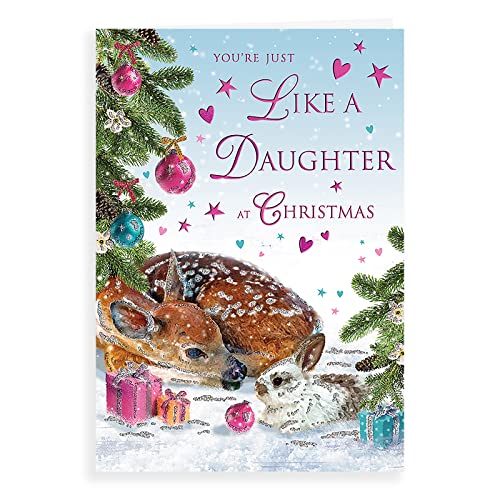 Regal Publishing Traditionelle Weihnachtskarte Like A Daughter, 22,9 x 15,2 cm von Regal Publishing