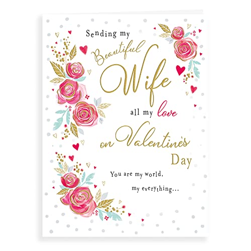 Regal Publishing Valentinstagskarte für Ehefrau, 30,5 x 22,9 cm von Regal Publishing