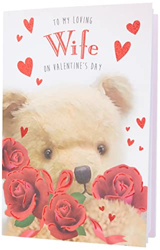 Süße Valentinskarte für Ehefrau, 22,9 x 15,2 cm, von Regal Publishing von Regal Publishing