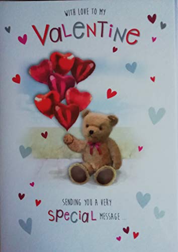 Süße Valentinskarte offen – 22,9 x 15,2 cm – Regal Publishing von Regal Publishing