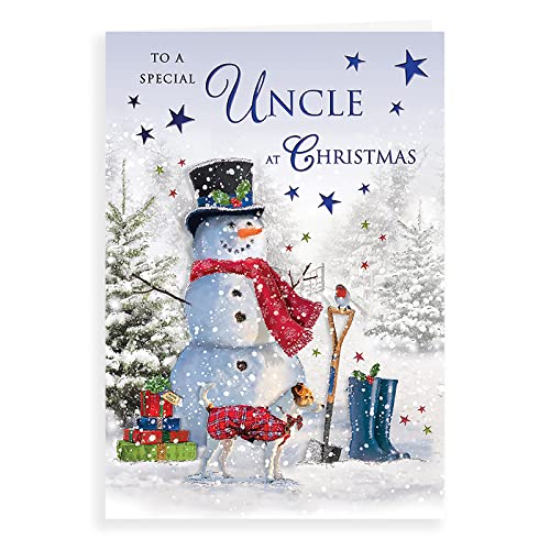 Traditionelle Weihnachtskarte, Onkel, 22,9 x 15,2 cm, Regal Publishing von Regal Publishing