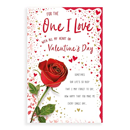 Valentinstagskarte "One I Love", 30,5 x 20,3 cm von Regal Publishing