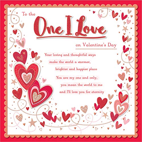 Valentinstagskarte One I Love – 31 cm² – Regal Publishing von Regal Publishing