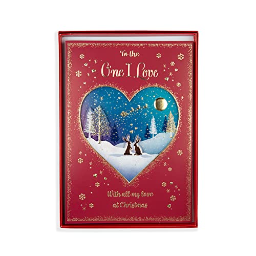 Weihnachtskarte "One I Love", 25,4 x 17,8 cm von Regal Publishing