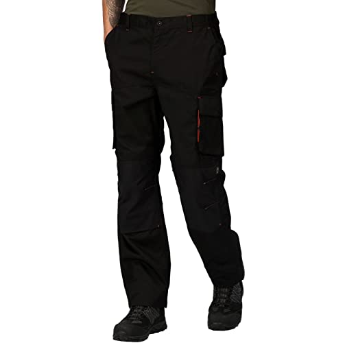 Regatta trj366r32800 heldenhaften Worker Hosen-Größe 81,3 cm, Regular Fit, schwarz (12 Stück) von Regatta