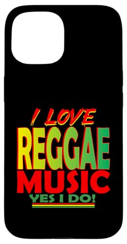 I love reggae music yes I do: Reggae Party Outfit für Frauen Hülle für iPhone 15 I love reggae music yes I do: Reggae Party Outfit für Frauen Hülle für iPhone 15 von Reggae Party Outfits Reggae Party clothing for men