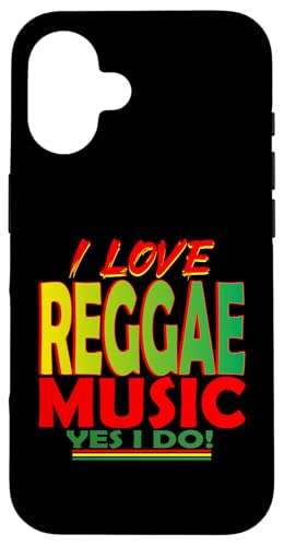 I love reggae music yes I do: Reggae Party Outfit für Frauen Hülle für iPhone 16 I love reggae music yes I do: Reggae Party Outfit für Frauen Hülle für iPhone 16 von Reggae Party Outfits Reggae Party clothing for men