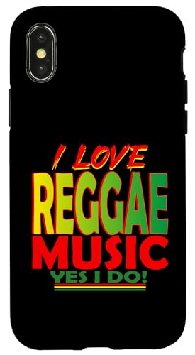 I love reggae music yes I do: Reggae Party Outfit für Frauen Hülle für iPhone X/XS I love reggae music yes I do: Reggae Party Outfit für Frauen Hülle für iPhone X/XS von Reggae Party Outfits Reggae Party clothing for men