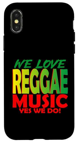 Wir lieben Reggae-Musik, ja, wir tun es: Reggae-Party-Outfit für Damen Hülle für iPhone X/XS Wir lieben Reggae-Musik, ja, wir tun es: Reggae-Party-Outfit für Damen Hülle für iPhone X/XS von Reggae Party Outfits Reggae Party clothing for men