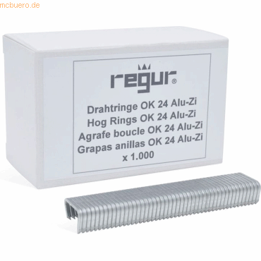 Regur Drahtringe OK 24 Drahtringe OK 24 ALU-ZI VE=1000 Stück Regur Drahtringe OK 24 Drahtringe OK 24 ALU-ZI VE=1000 Stück von Regur