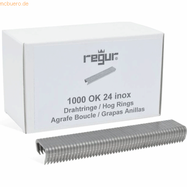 Regur Drahtringe OK 24 Drahtringe OK 24 Inox VE=1000 Stück von Regur