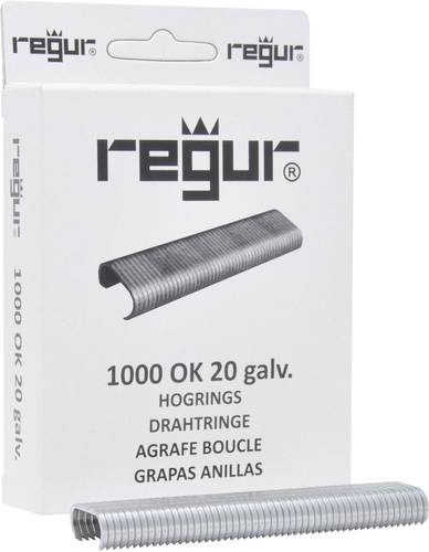 Regur OK 20 Ösenklammern galvanisiert 1000 St. 60714 Abmessungen (L x B x H) 10 x 90 x 23mm von Regur