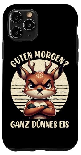 Guten Morgen Ganz Dünnes Eis Reh Schlafmützen Hülle für iPhone 11 Pro Guten Morgen Ganz Dünnes Eis Reh Schlafmützen Hülle für iPhone 11 Pro von Reh Sarkastisch Langschläfer Lustige Sprüche