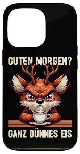 Guten Morgen Ganz Dünnes Eis Reh Schlafmützen Hülle für iPhone 13 Pro Guten Morgen Ganz Dünnes Eis Reh Schlafmützen Hülle für iPhone 13 Pro von Reh Sarkastisch Langschläfer Lustige Sprüche