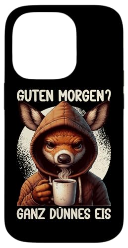 Guten Morgen Ganz Dünnes Eis Reh Schlafmützen Hülle für iPhone 14 Pro Guten Morgen Ganz Dünnes Eis Reh Schlafmützen Hülle für iPhone 14 Pro von Reh Sarkastisch Langschläfer Lustige Sprüche