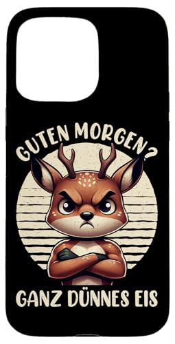 Guten Morgen Ganz Dünnes Eis Reh Schlafmützen Hülle für iPhone 15 Pro Max Guten Morgen Ganz Dünnes Eis Reh Schlafmützen Hülle für iPhone 15 Pro Max von Reh Sarkastisch Langschläfer Lustige Sprüche