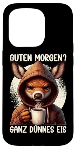 Guten Morgen Ganz Dünnes Eis Reh Schlafmützen Hülle für iPhone 15 Pro Guten Morgen Ganz Dünnes Eis Reh Schlafmützen Hülle für iPhone 15 Pro von Reh Sarkastisch Langschläfer Lustige Sprüche