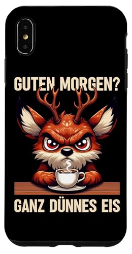 Guten Morgen Ganz Dünnes Eis Reh Schlafmützen Hülle für iPhone XS Max Guten Morgen Ganz Dünnes Eis Reh Schlafmützen Hülle für iPhone XS Max von Reh Sarkastisch Langschläfer Lustige Sprüche
