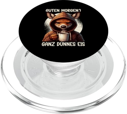 Guten Morgen Ganz Dünnes Eis Reh Schlafmützen PopSockets PopGrip für MagSafe Guten Morgen Ganz Dünnes Eis Reh Schlafmützen PopSockets PopGrip für MagSafe von Reh Sarkastisch Langschläfer Lustige Sprüche