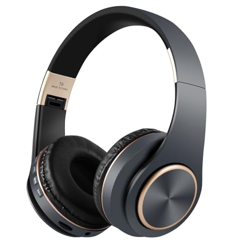 Kabellose Bluetooth-Kopfhörer, Hi-Fi-Stereo, faltbar, Stereo, Rauschunterdrückung, Ohrhörer mit integriertem Mikrofon, Lautstärkeregler, AUX-In, TF-Kartenschlitz, kabelgebundenes Headset für Reisen, Kabellose Bluetooth-Kopfhörer, Hi-Fi-Stereo, faltbar, Stereo, Rauschunterdrückung, Ohrhörer mit integriertem Mikrofon, Lautstärkeregler, AUX-In, TF-Kartenschlitz, kabelgebundenes Headset für Reisen, von Rehomy