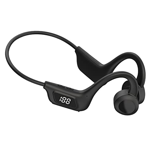 Rehomy Kabellose Knochenleitung, Nackenbügel, Kopfhörer, Bluetooth 5.1, offenes Ohr, wasserdicht, schweißfest, Sport-Headset von Rehomy