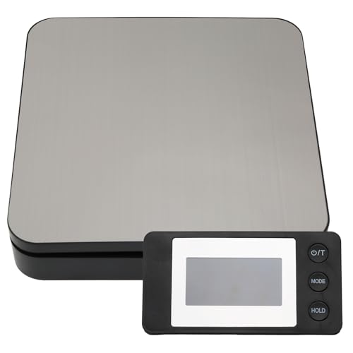 Rehomy Plattformwaage, 50kg/8g Präzision, Digitale Postwaage mit Halte/Tara Funktion, LCD Display für Pakete, Lager oder Gepäck (Ohne Batterien und Typ-C-Kabel) von Rehomy