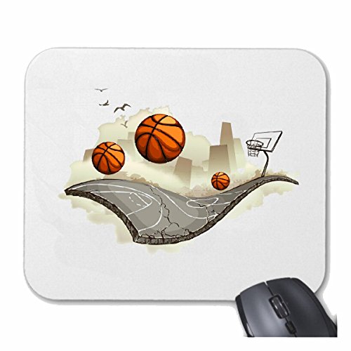 Mousepad (Mauspad) Basketball Basketball Club Basketballspieler BASKETBALLMANNSCHAFT für ihren Laptop, Notebook oder Internet PC in Weiß von Reifen-Markt