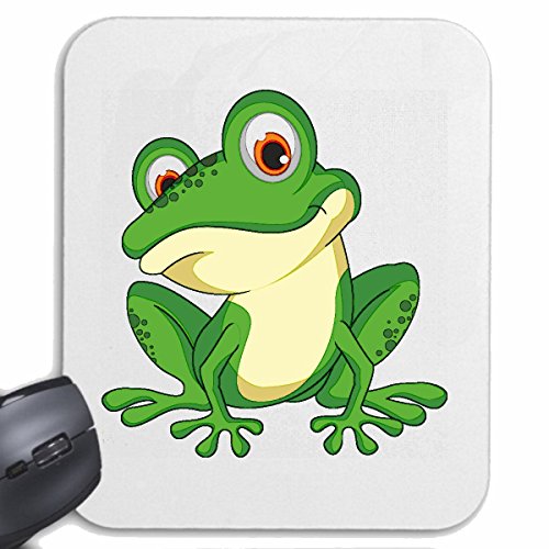 Mousepad (Mauspad) SÜSSER Frosch KRÖTE SCHAUT SEHR NIEDLICH FROSCHLURCHE KRÖTE FROSCHARTEN FRÖSCHE KRÖTEN MOLCH für ihren Laptop, Notebook oder Internet PC in We von Reifen-Markt