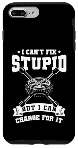I Cant Fix Stupid But I Can Charge For It Tire Guy Hülle für iPhone 7 Plus/8 Plus I Cant Fix Stupid But I Can Charge For It Tire Guy Hülle für iPhone 7 Plus/8 Plus von Reifenmonteur Reifen Wechseln Reifenmann