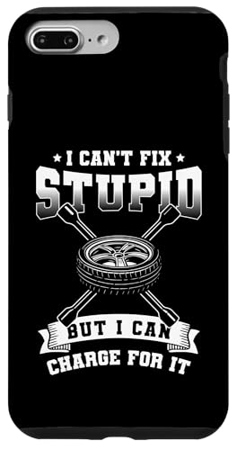I Cant Fix Stupid But I Can Charge For It Tire Guy Hülle für iPhone 7 Plus/8 Plus I Cant Fix Stupid But I Can Charge For It Tire Guy Hülle für iPhone 7 Plus/8 Plus von Reifenmonteur Reifen Wechseln Reifenmann