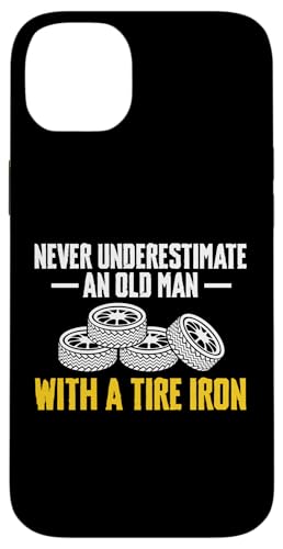 Never Underestimate An Old Man With A Tire Iron Tire Guy Hülle für iPhone 14 Plus Never Underestimate An Old Man With A Tire Iron Tire Guy Hülle für iPhone 14 Plus von Reifenmonteur Reifenmann Reifen Wechseln