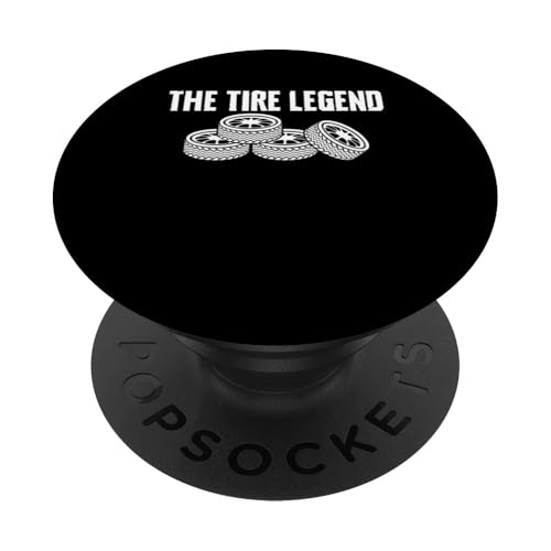 The Tire Legend Tire Guy Wheel Rims Change Mechanic PopSockets Klebender PopGrip von Reifenmonteur Reifenmann Reifen Wechseln