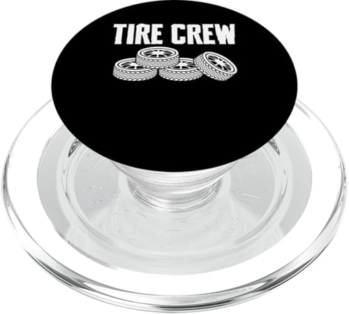 Tire Crew Tire Guy Wheel Rims Change Mechanic PopSockets PopGrip für MagSafe von Reifenmonteur Reifenmann Reifen Wechseln